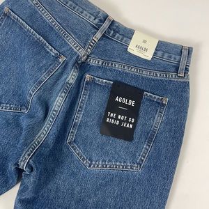 AGOLDE Riley Hi Rise Straight Crop Jeans